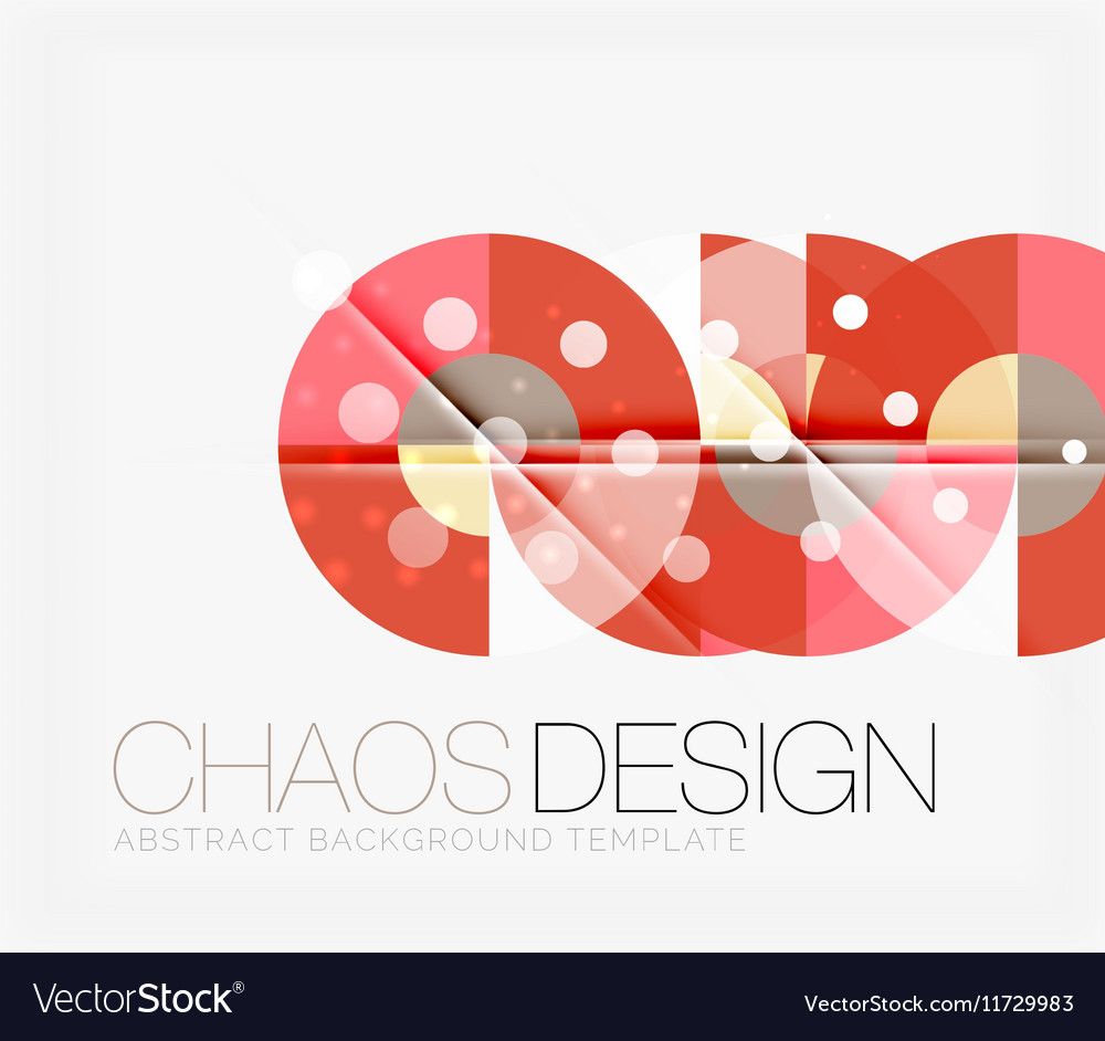 Abstract background with round shapes