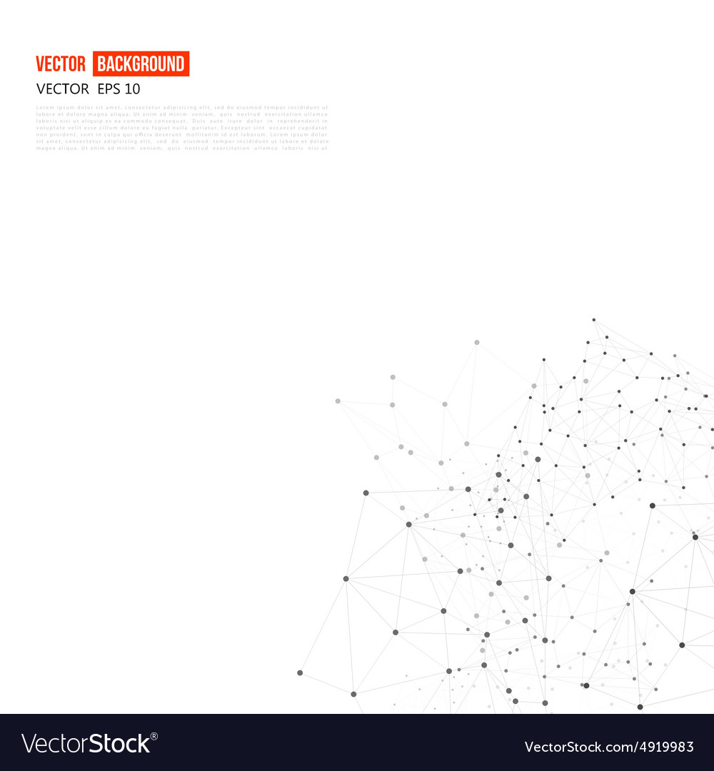 Abstract Network Polygon Background