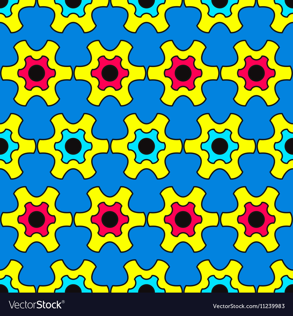 Abstract pattern inspired by pop art