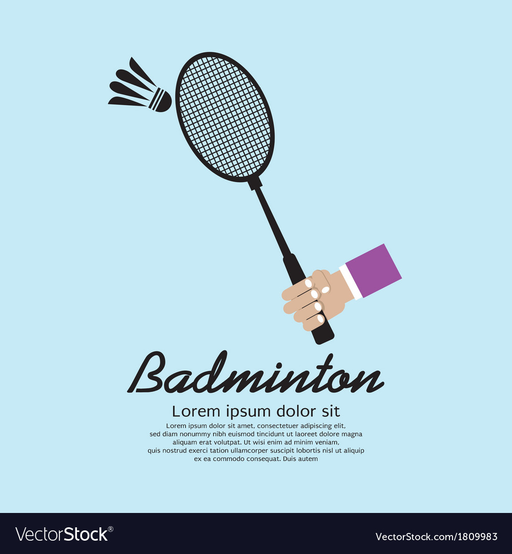 Badminton racket