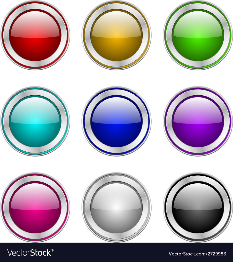 Button with download sign Royalty Free Vector Image