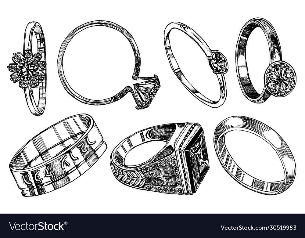vintage womens wedding rings