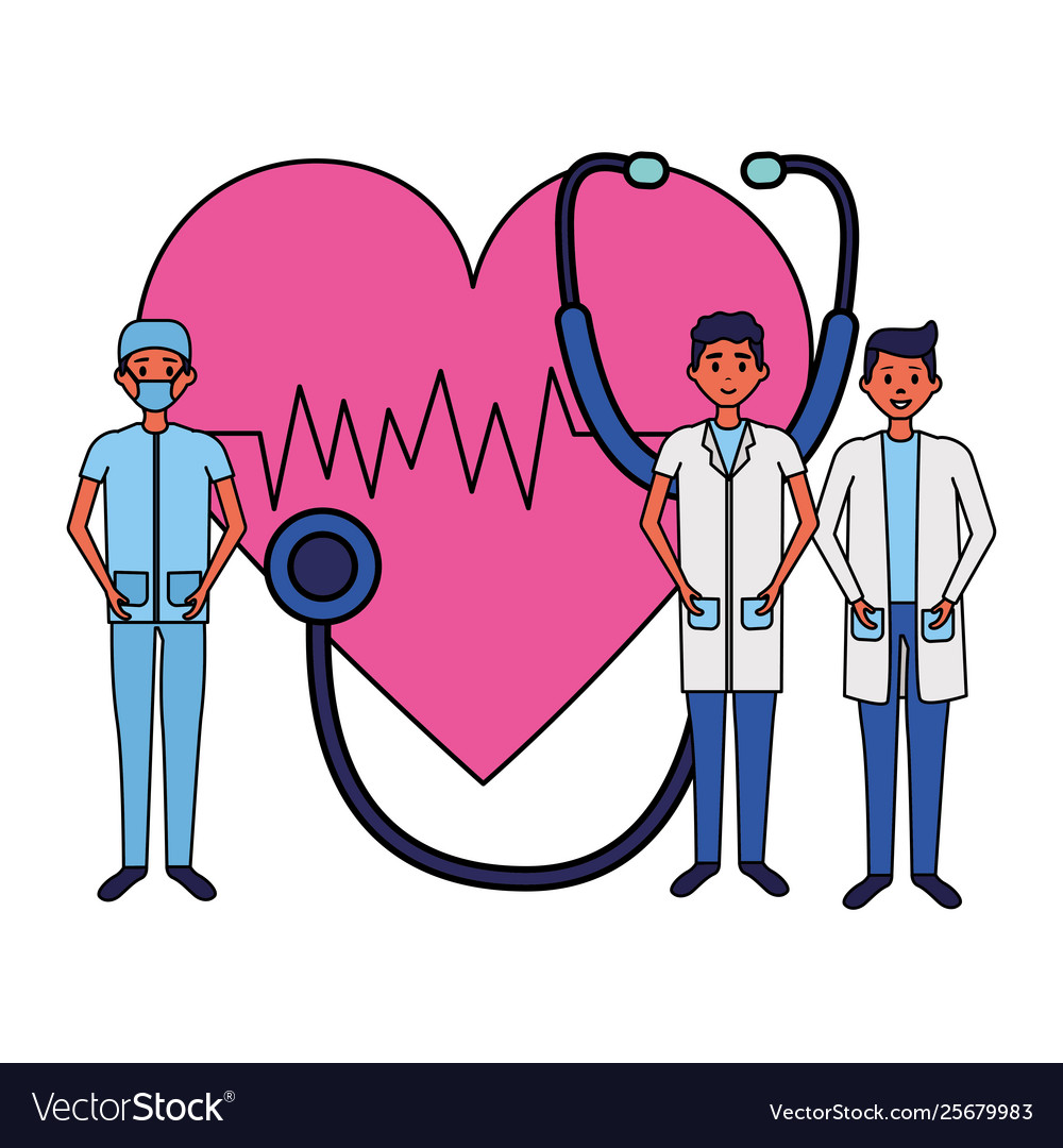 Medical people staff Royalty Free Vector Image