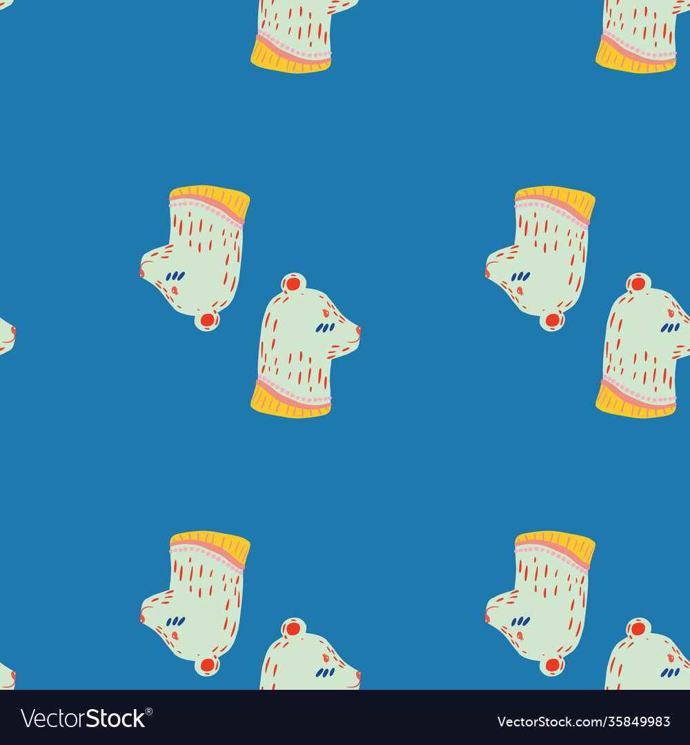 Minimalistic style seamless pattern with outline vector image Minimalistic style seamless pattern with outline