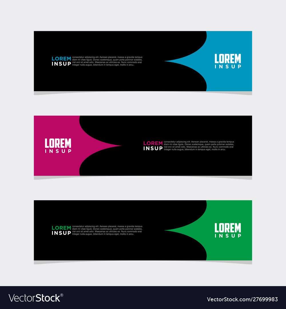 Modern banner web background abstract design