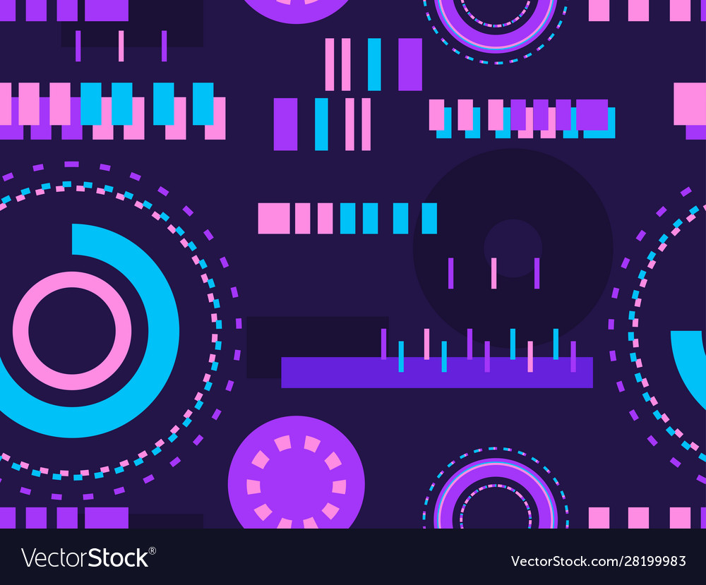 Retro Cyberpunk Pattern