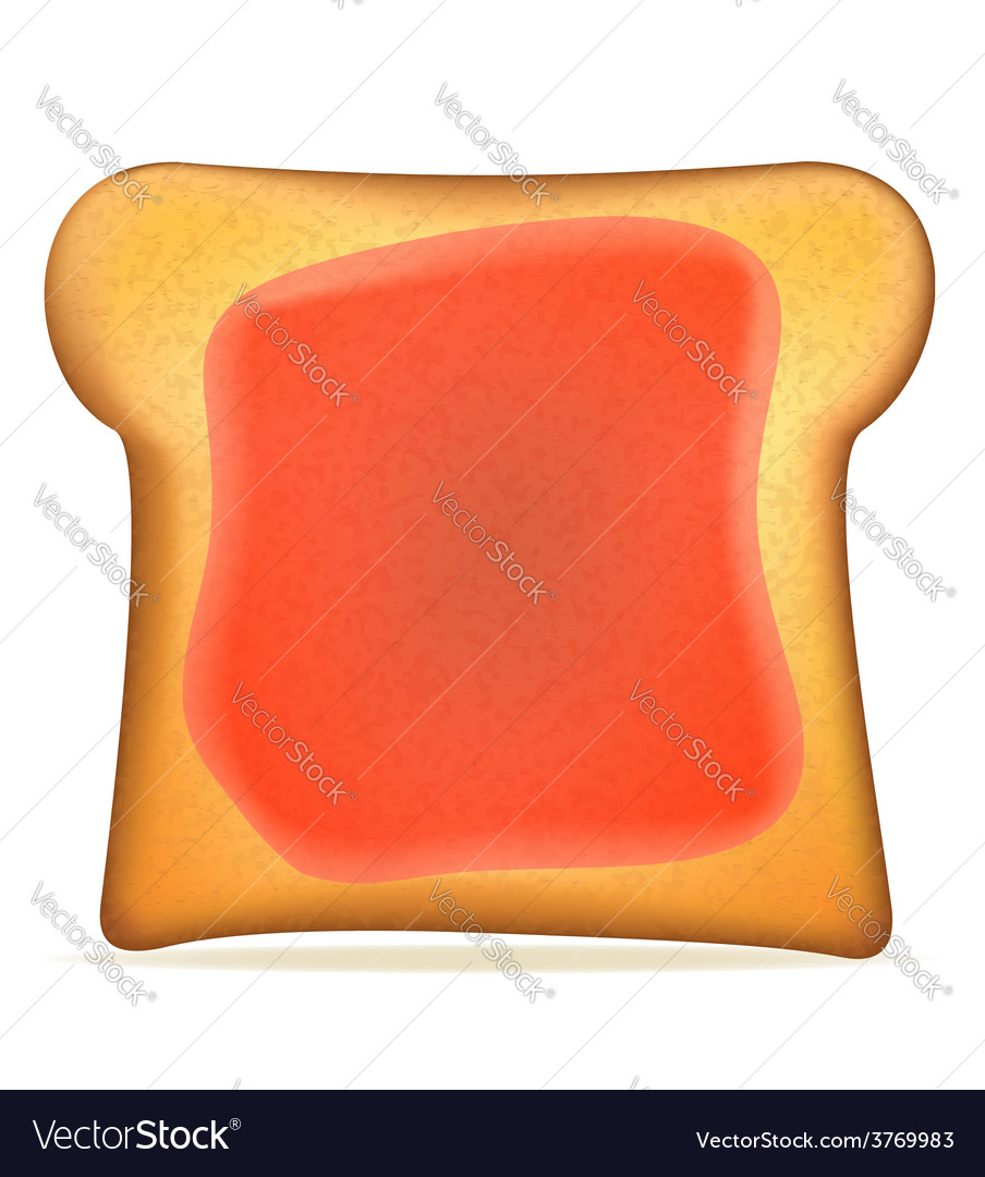 Toast 04 Royalty Free Vector Image - VectorStock