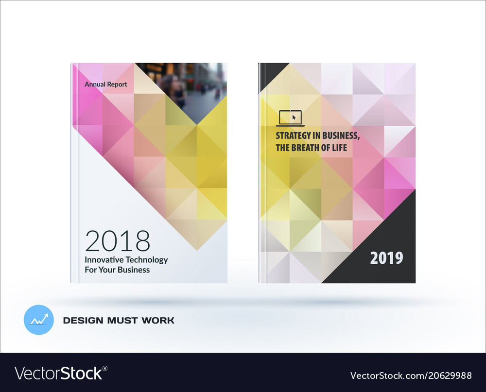 Abstract Brochure Set - Triangles & Polygons