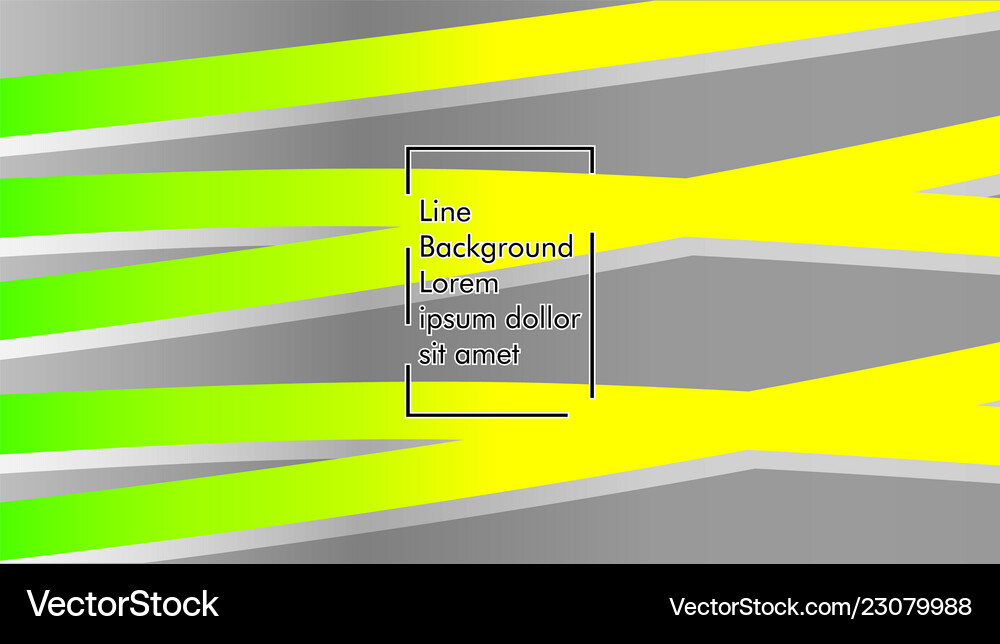 Abstract wave background with green and yellow Vector Image