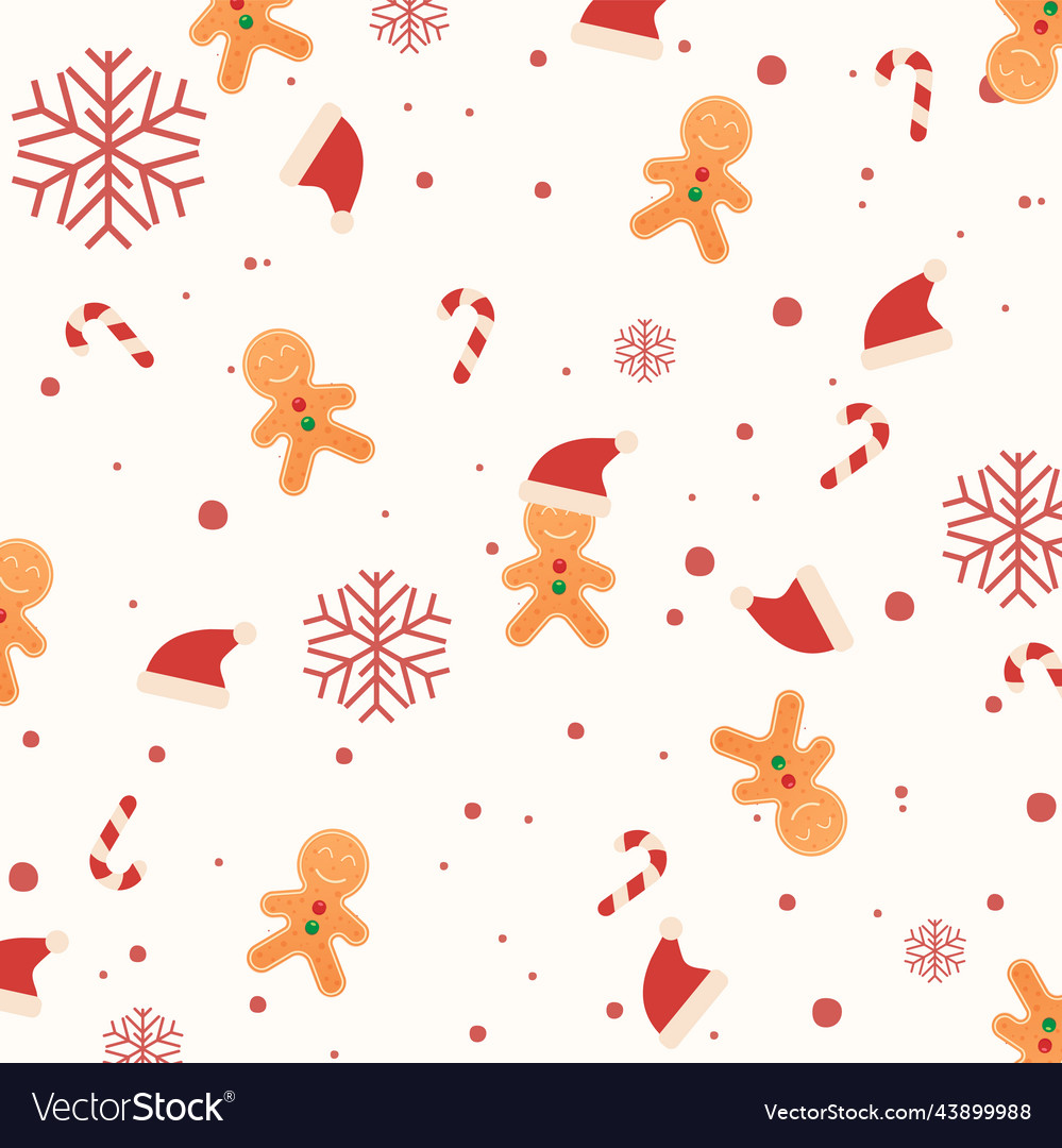Süße Weihnachtsset Hand gezogen vector image Süße Weihnachtsset Hand gezogen