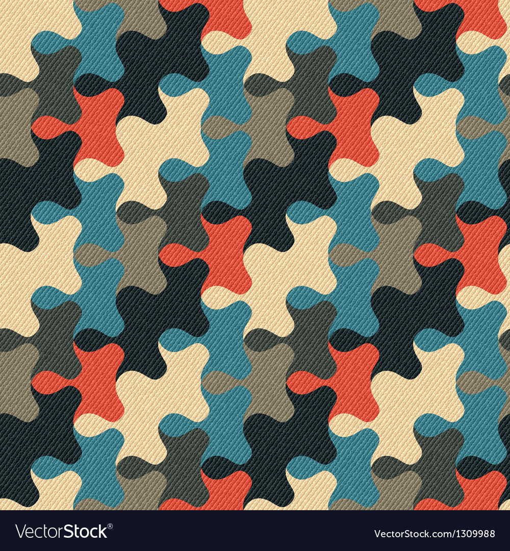 Geometric Puzzle Pattern