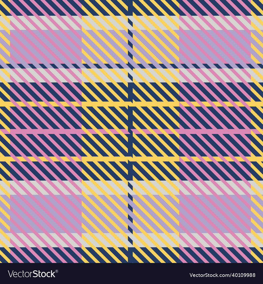 Spring fresh seamless plaid pattern vector image Spring fresh seamless plaid pattern