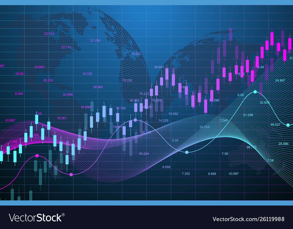 stock-market-graph-or-forex-trading-chart-vector-image