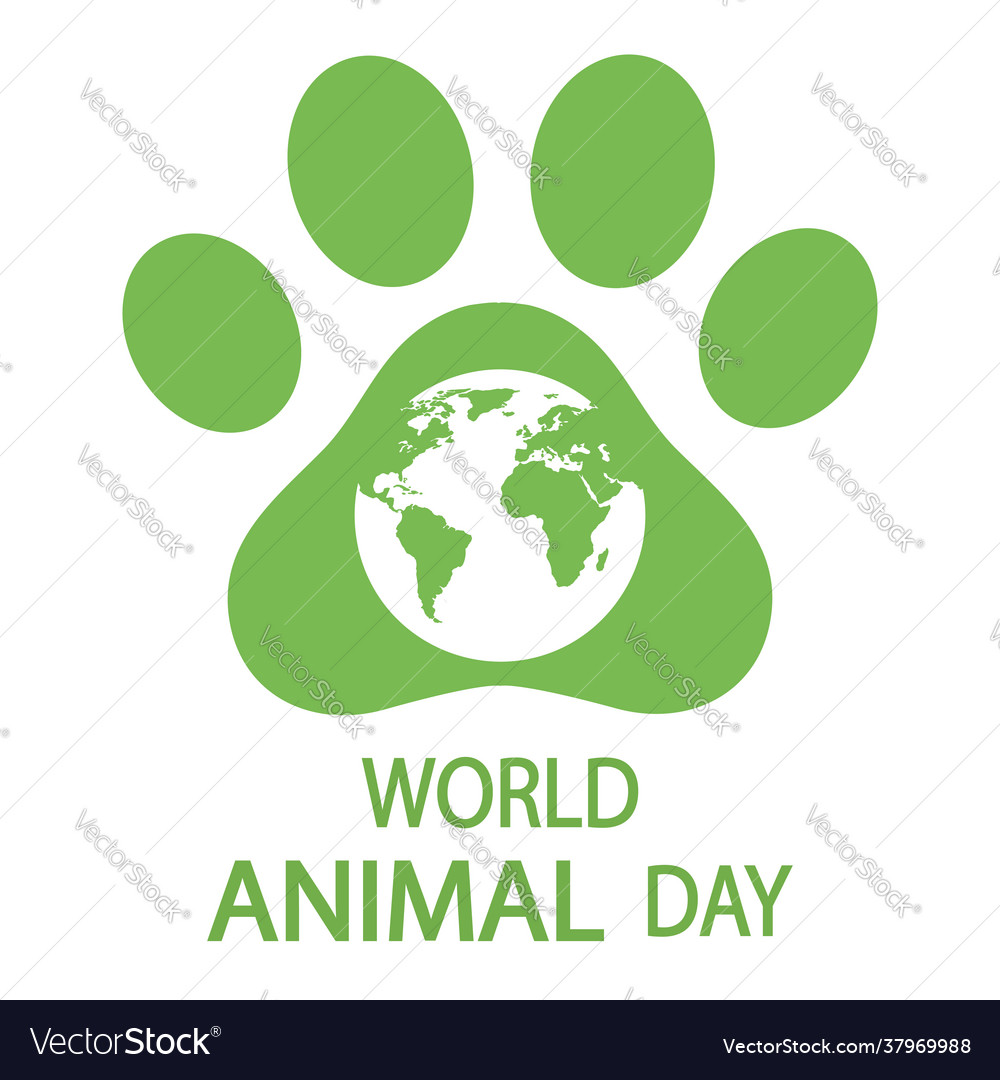 World animal day poster october 4