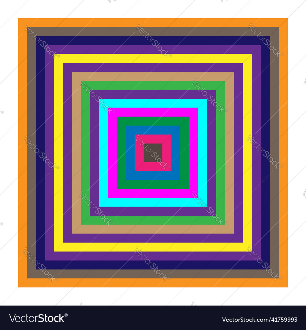 Colorful random squares abstract geometric element Vector Image Colorful random squares abstract geometric element