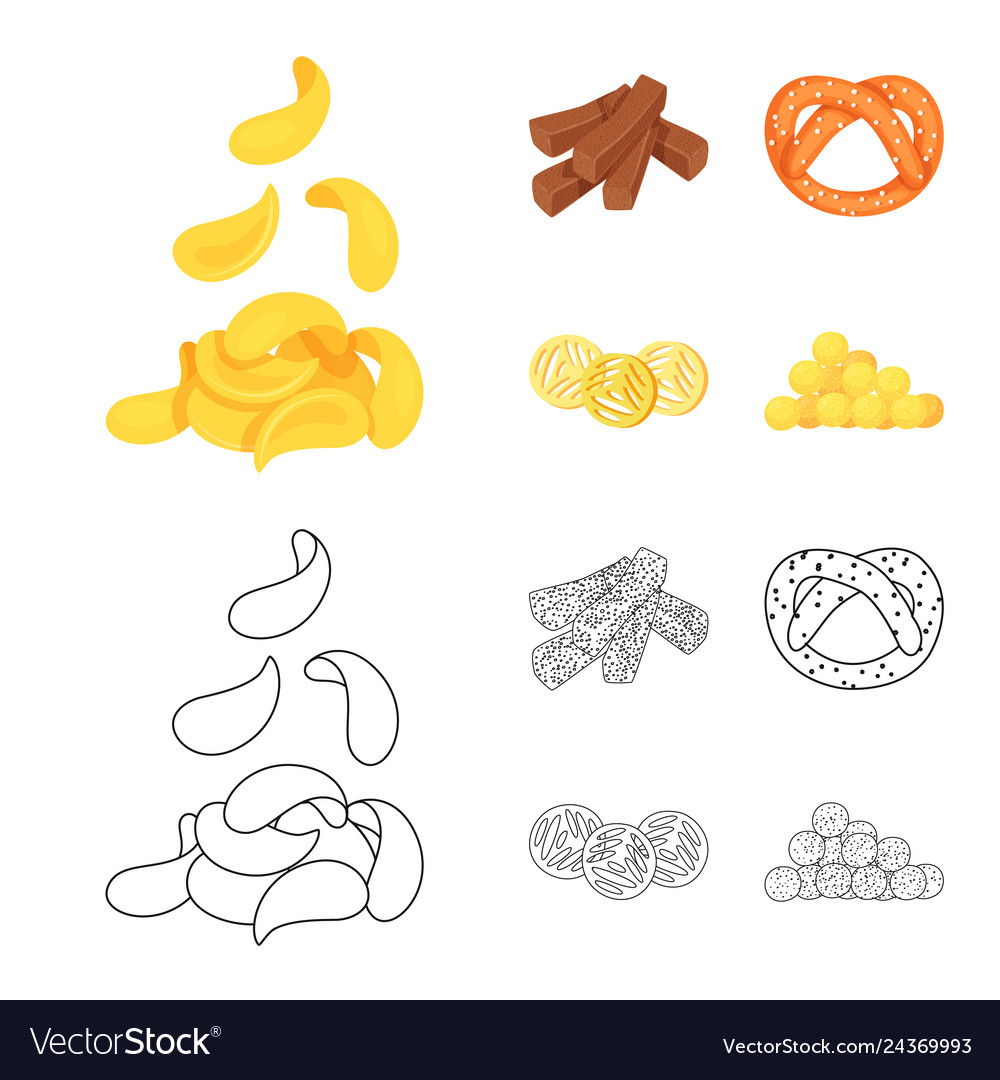 Isolated object of oktoberfest and bar symbol set vector image Isolated object of oktoberfest and bar symbol set