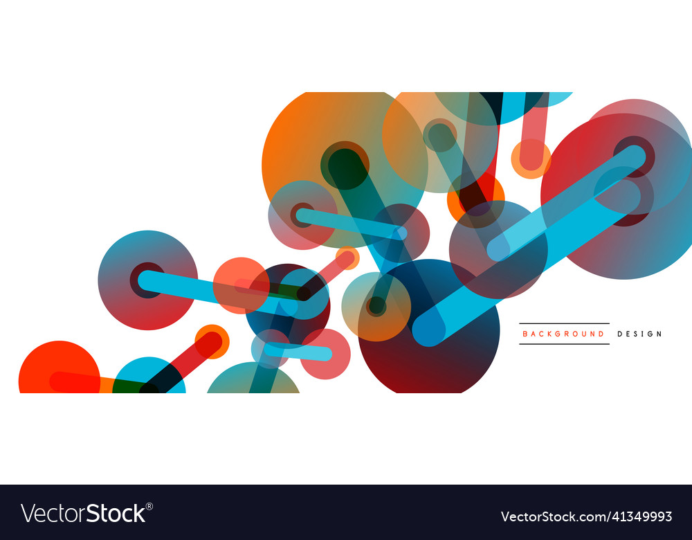 Network concept abstract background dots vector image Network concept abstract background dots