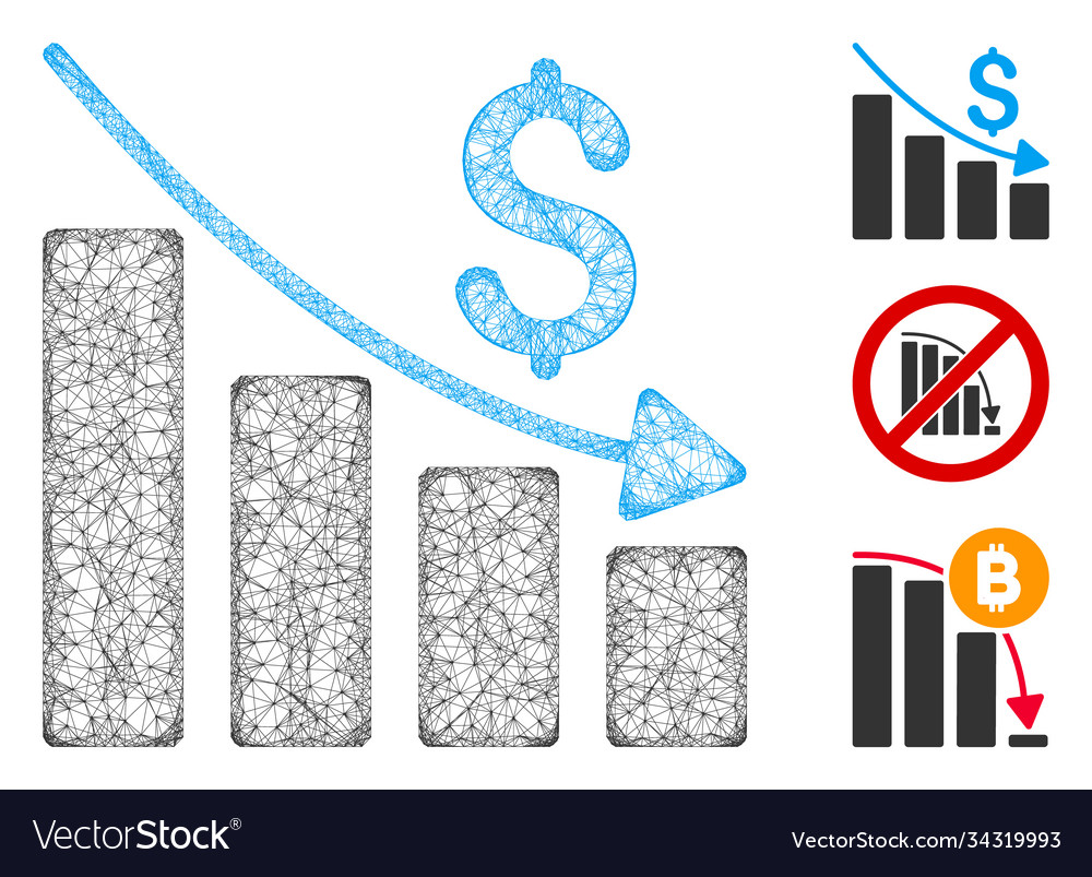 Recession polygonal web mesh