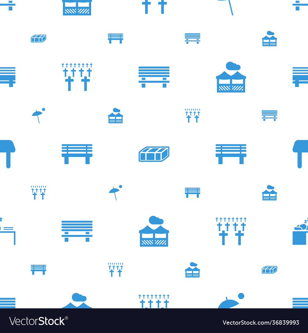 Rest icons pattern seamless white background
