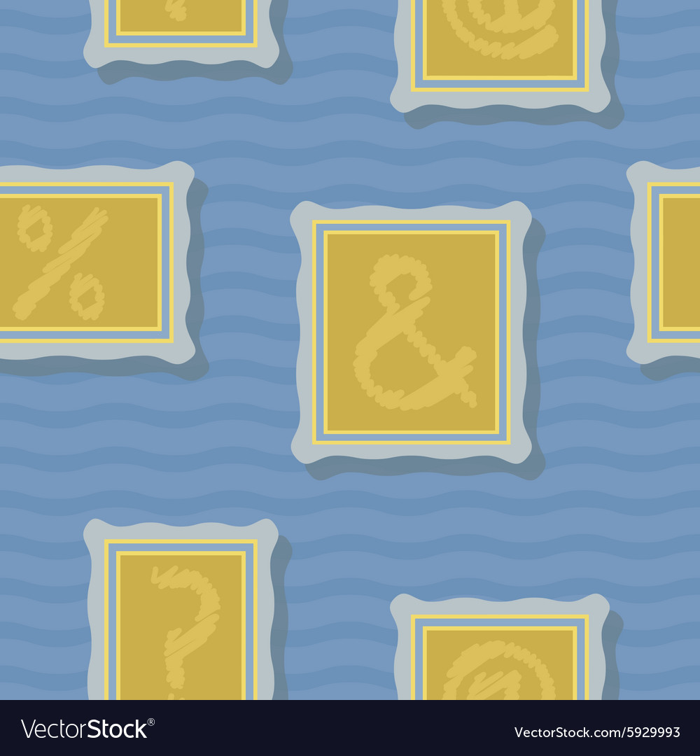 Seamless background with punctuation marks