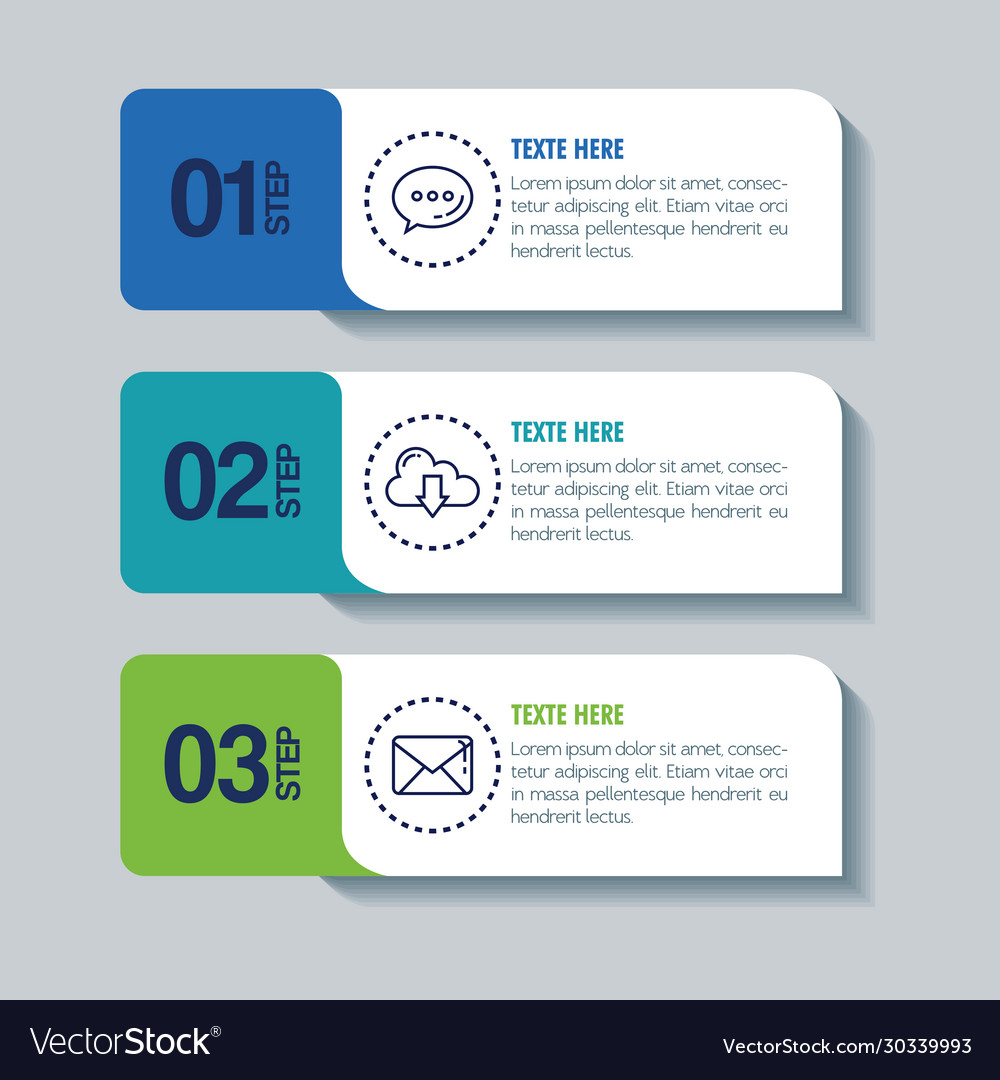 Statistical infographic with numbers and business