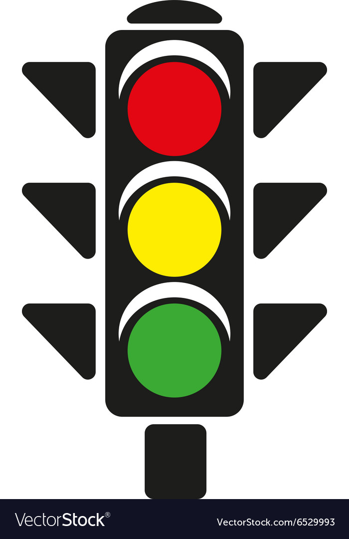 Traffic Light Icon - Stop Signal