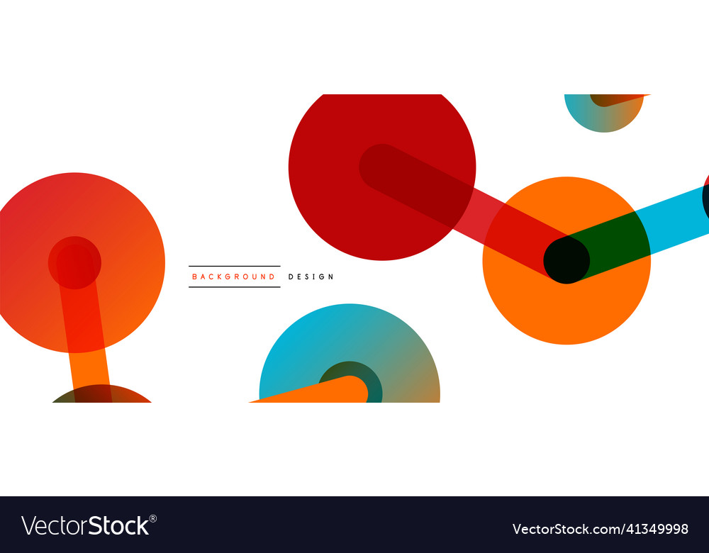 Abstract background round dots connected by lines vector image Abstract background round dots connected by lines