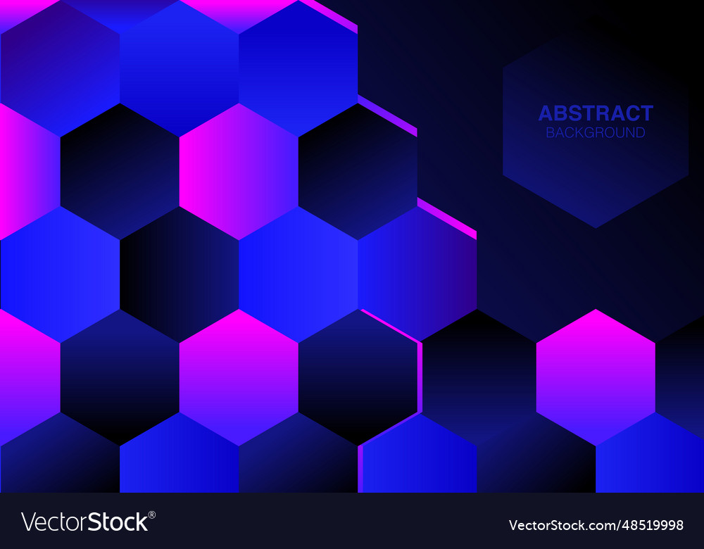 Abstract hexagonal background futuristic