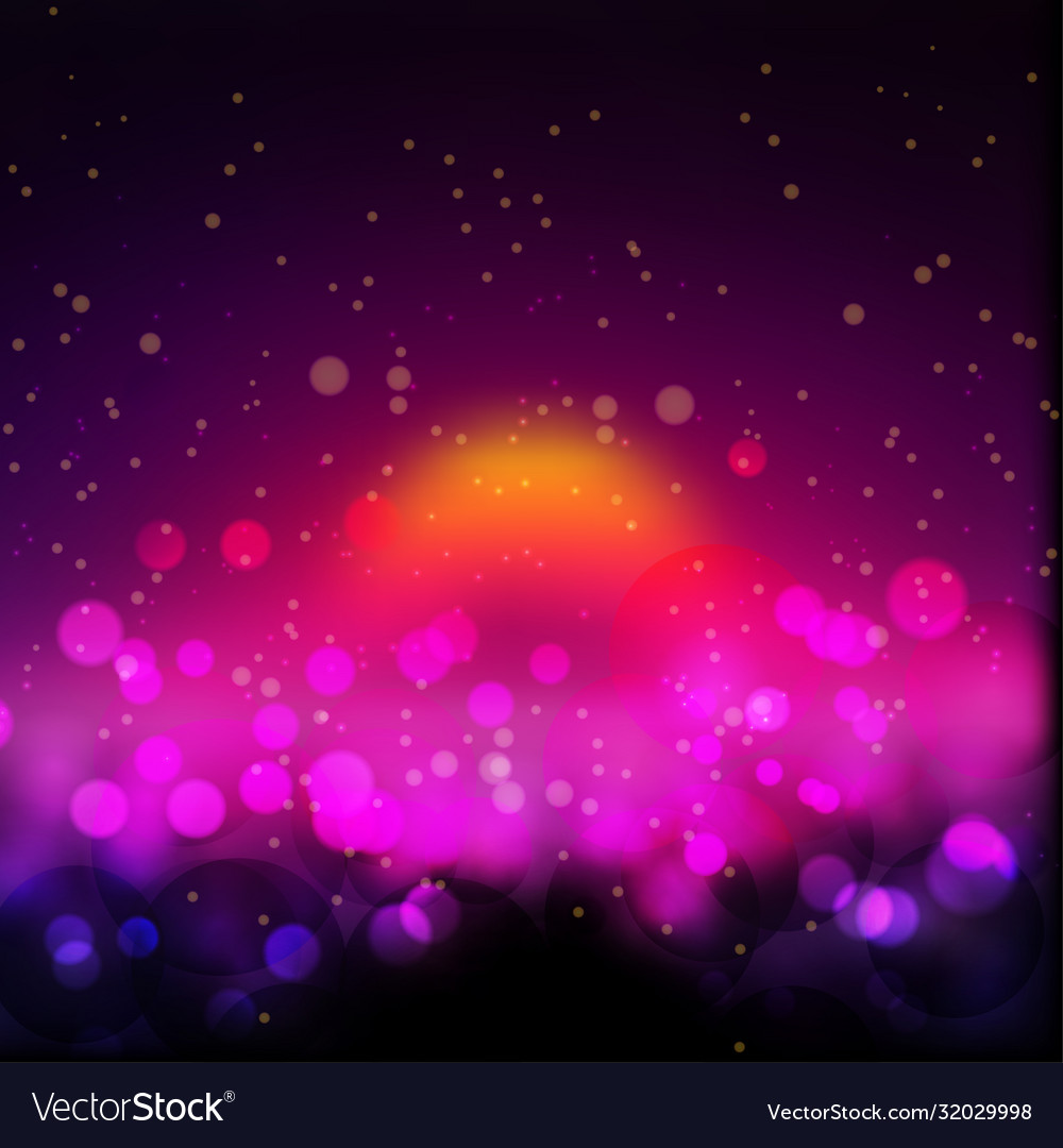Amazing bokeh abstract background vector image Amazing bokeh abstract background