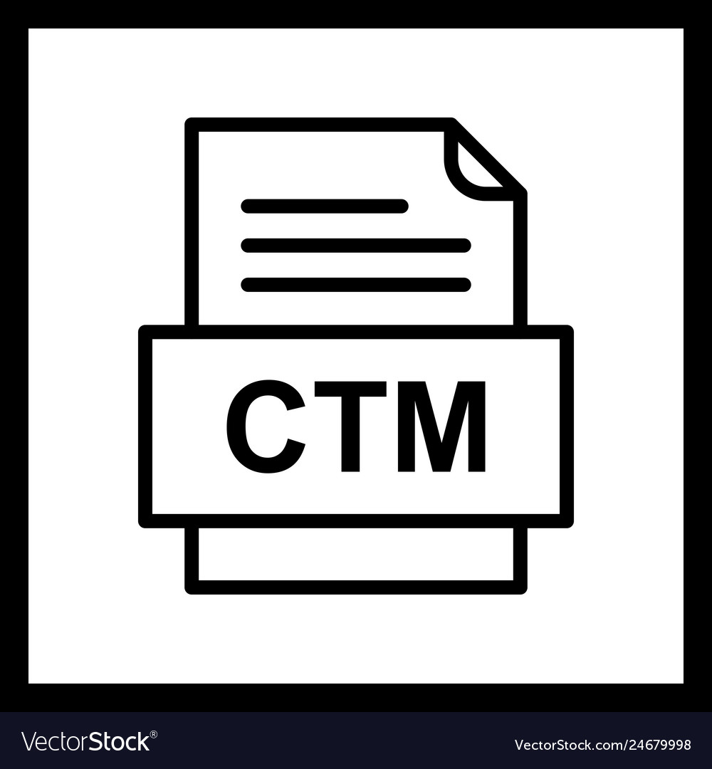 Ctm file document icon
