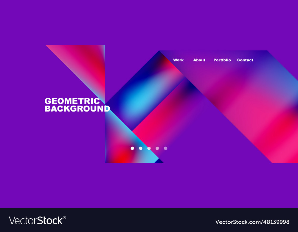 Dynamic lines triangles rectangles geometric vector image Dynamic lines triangles rectangles geometric
