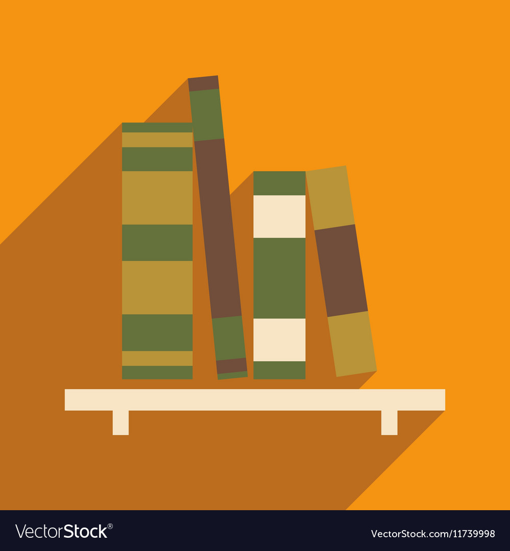 Flat with shadow icon and mobile application