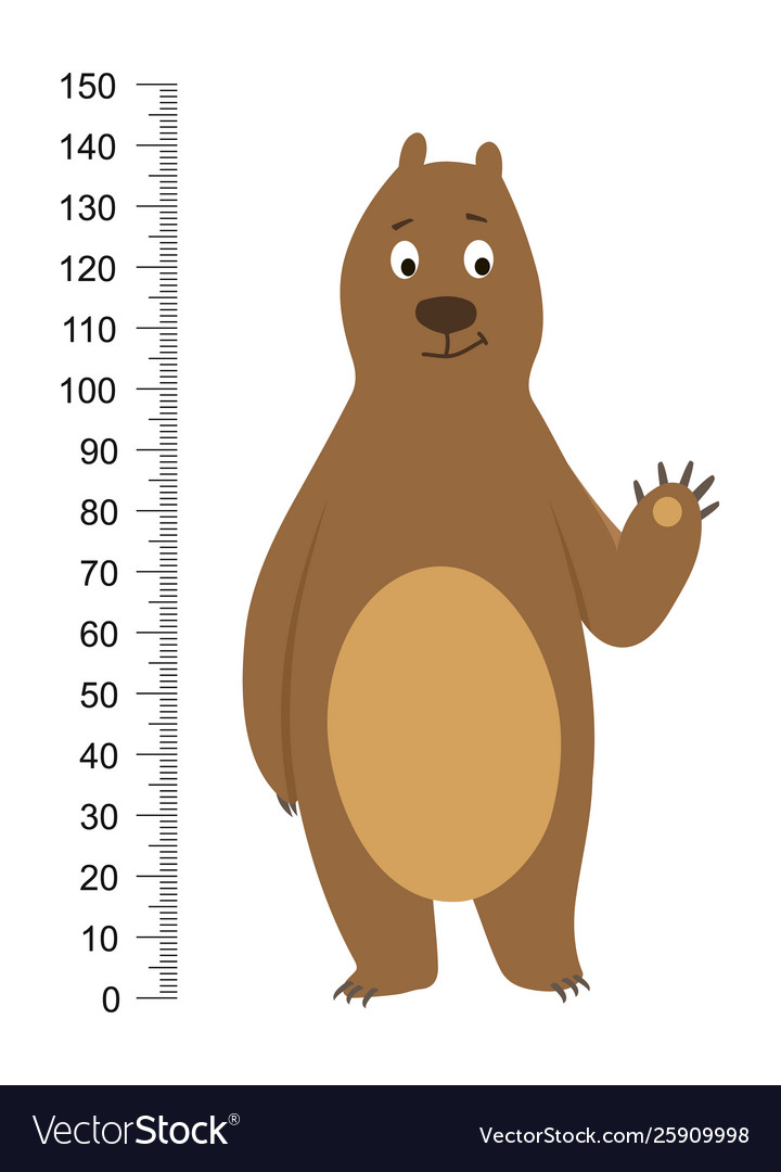 Funny Brown Bear Isolated On White Background Vector Image Funny Brown Bear Isolated On White Background Vector Image