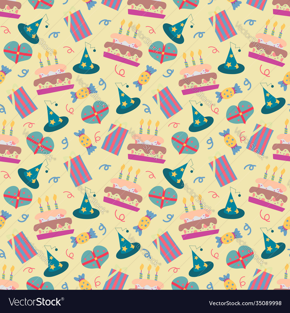 Happy birthday pattern