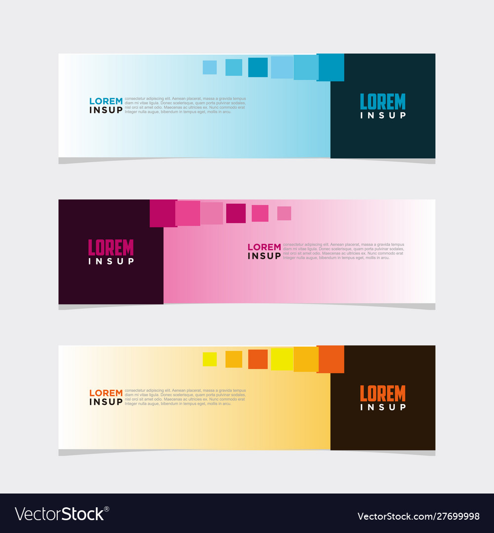 Modern banner web background abstract design
