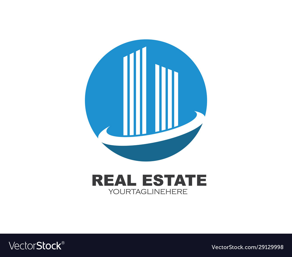 Real estate modern city building template