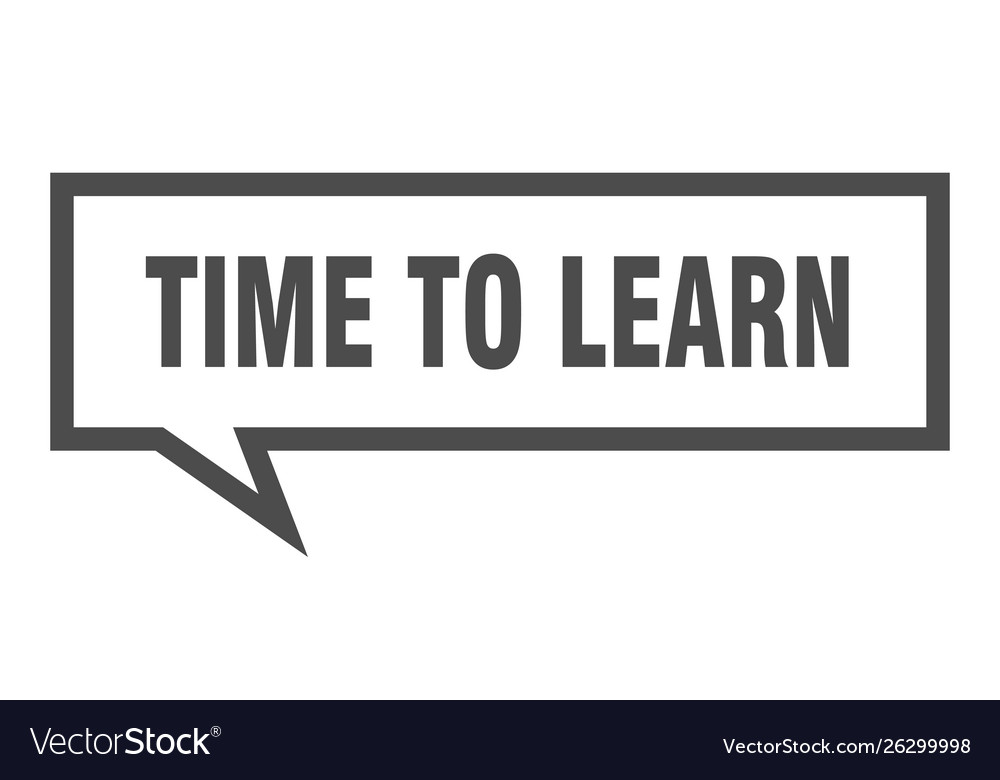 Time to learn sign square speech