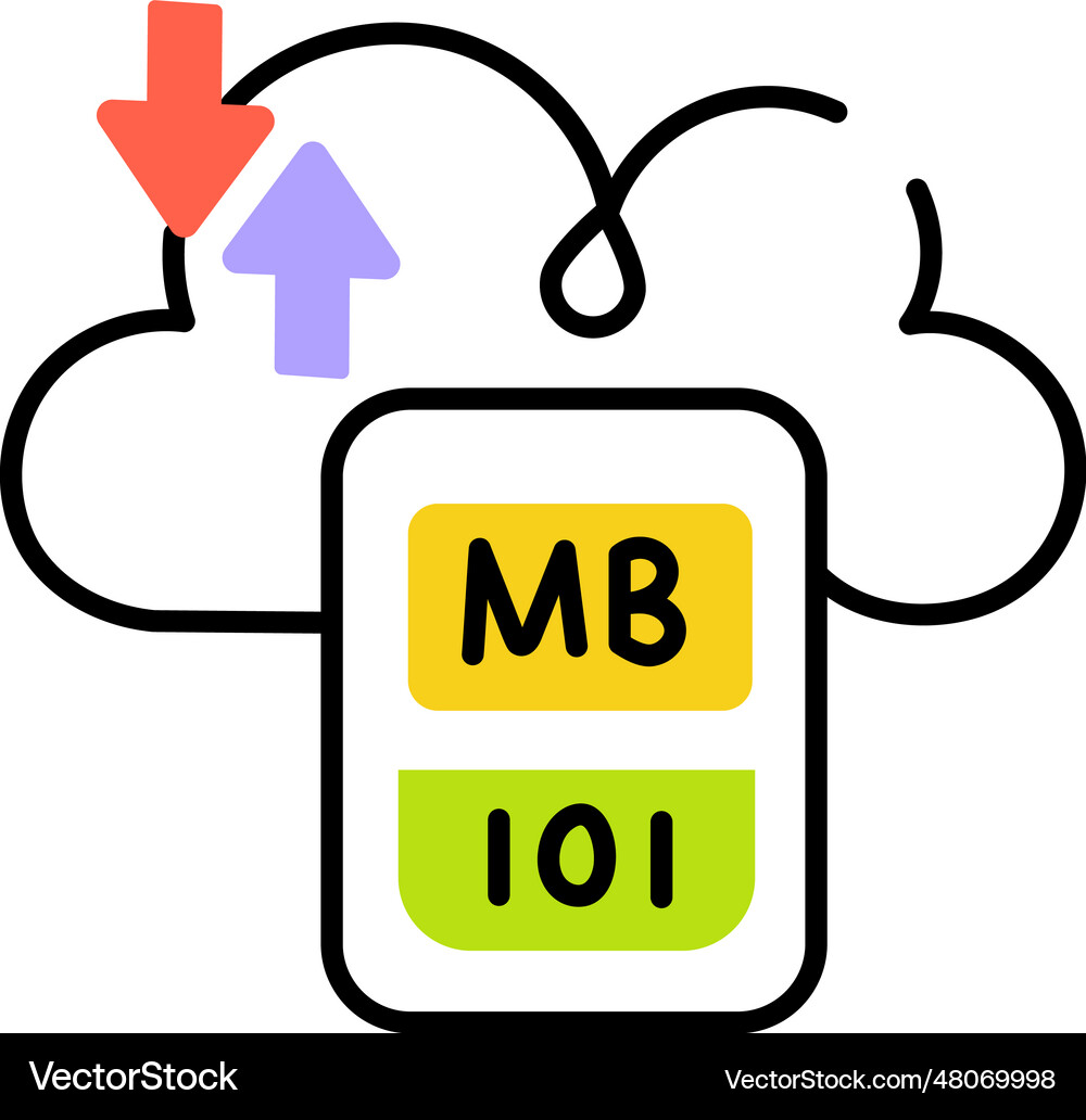 Transfer speed Royalty Free Vector Image - VectorStock