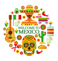 Mexican food banners Royalty Free Vector Image