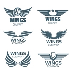 Star wings logo Royalty Free Vector Image - VectorStock