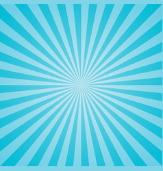 Blue and white retro sunburst background sun Vector Image