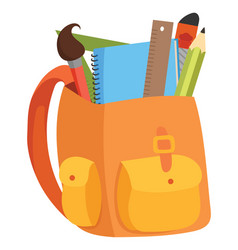 School necessary thing for studying royalty free vector