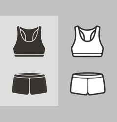 Red swimsuit icon Royalty Free Vector Image - VectorStock