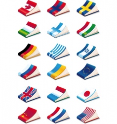 Download Language flag icons Royalty Free Vector Image - VectorStock