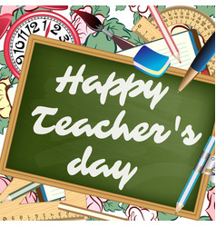 Happy teacher s day Royalty Free Vector Image - VectorStock