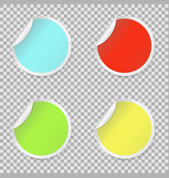 Empty label or sticker set Royalty Free Vector Image