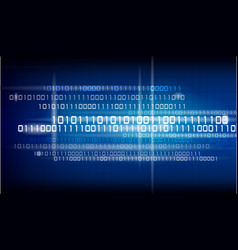 Abstract circle blue background Royalty Free Vector Image