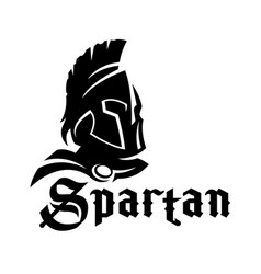 Spartan warriors logo symbol Royalty Free Vector Image