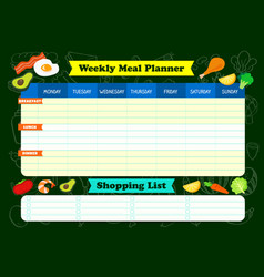 Weekly Kids Schedule Template