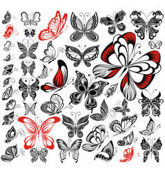 Collection Of Butterfly And Flower Tattoo Vector Images Over 350